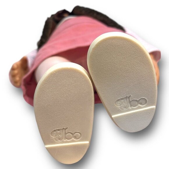 Sienna 18" Doll With Long Brown Hair Wearing Pink Skirt & Faux Fur Vest - Picture 10 of 15